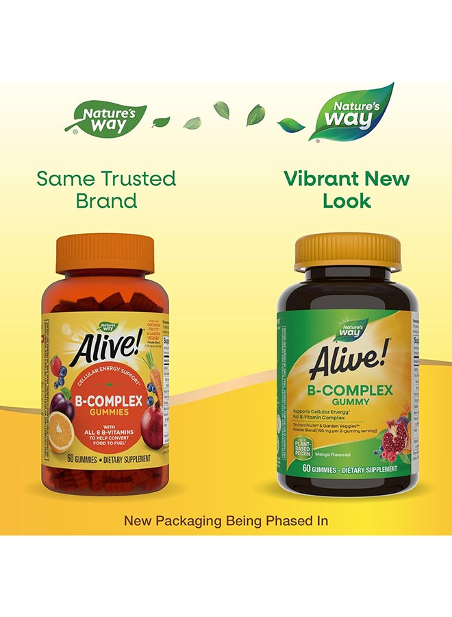 Nature's Way Alive! B-Complex Dietary Supplement Cherry 60 Gummies - Image 2
