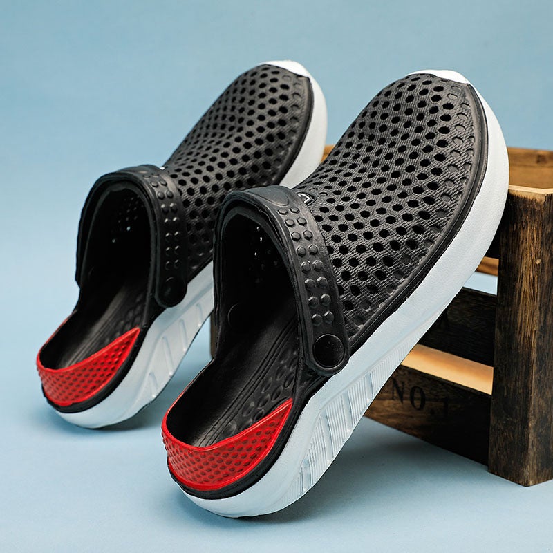 Cross-border Hole Shoes Men's and Women's Summer Lightweight Bird's Nest Sandals and Slippers Foreign Trade Wading Shoes Couple's Holiday Leisure Beach Shoes - Image 2