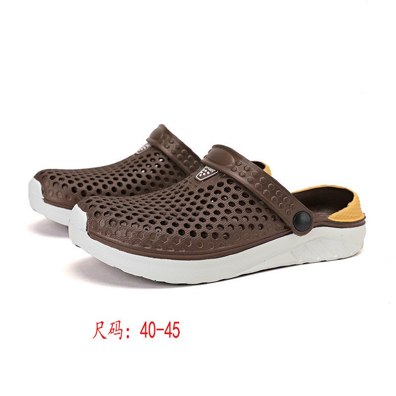 Cross-border Hole Shoes Men's and Women's Summer Lightweight Bird's Nest Sandals and Slippers Foreign Trade Wading Shoes Couple's Holiday Leisure Beach Shoes - Image 1