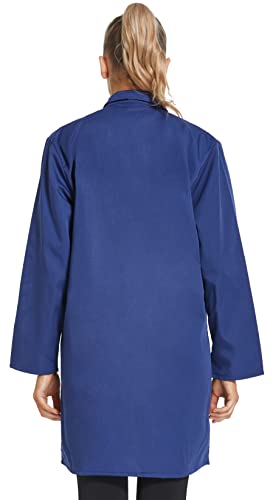 VOGRYE Professional Lab Coat for Women Men Long Sleeve - Image 3