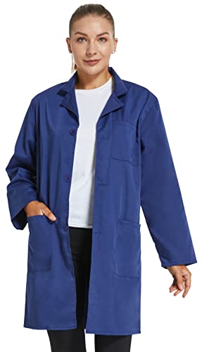 VOGRYE Professional Lab Coat for Women Men Long Sleeve - Image 5