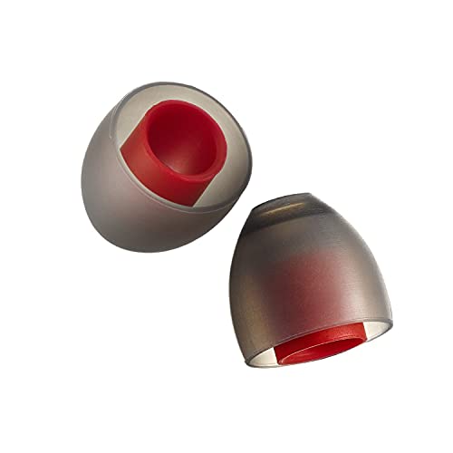 SpinFit CP155 for Wide and Long IEM Nozzle - M - Patented Silicone Eartips for Replacement (2 Pairs) (for Nozzle Diameter from 6-7mm) - Image 1