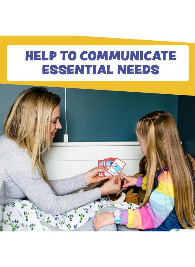 Amonev My Essential Needs Cards 12 Flash Cards For Visual Aid Special Ed, Speech Delay Non Verbal Children And Adults With Autism Or Special Needs  - Image 1