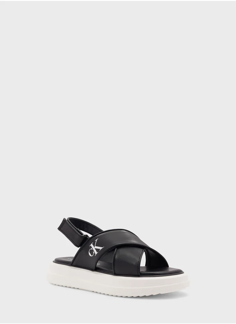 Calvin Klein Jeans Kids Velcro Sandal