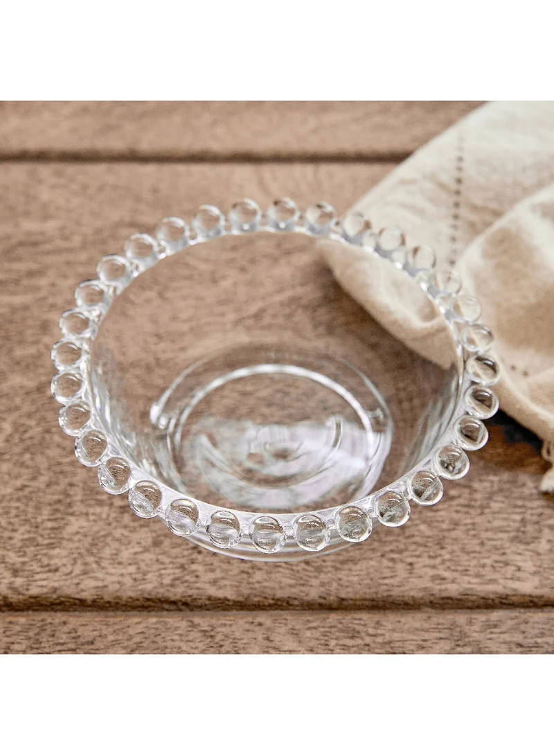 Home Box Merriam Beaded Serving Bowl 12 x 4.5 x 12 cm