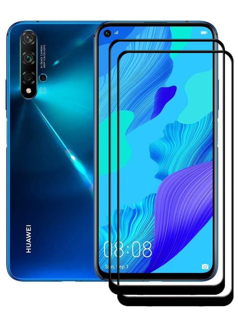 ACLIX 2 Pieces Antistatic ESD Dustproof Premium Quality High Definition Tempered Glass Screen Protector Designed For Huawei nova 5T - Image 1