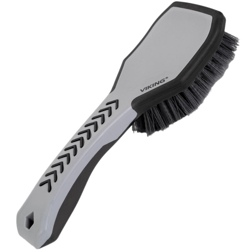VIKING Tire Brush and Wheel Brush for Cleaning Car, Tires, Car Wash, Grey, 10.3 x 3.3 x 2.3 inch - Image 1