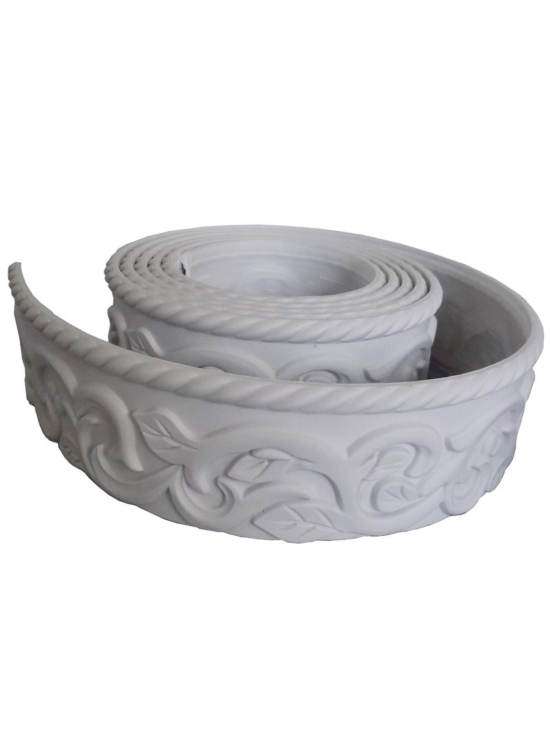 zhangbl Ceiling Wall Molding Trim Flexible Crown Zhangbl Home Decorate 26868cm W x 02807cm x 115 L 