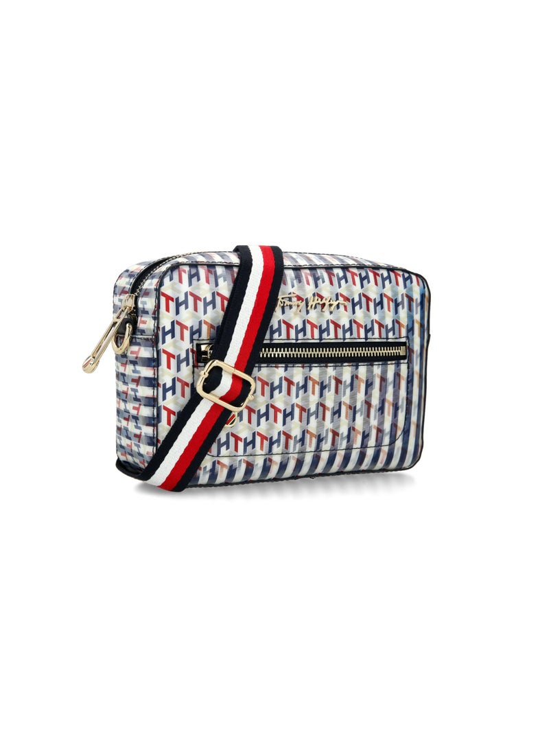 Hilfiger Denim Tommy Hilfiger Monogram Print Crossbody Bag For Women - Image 2