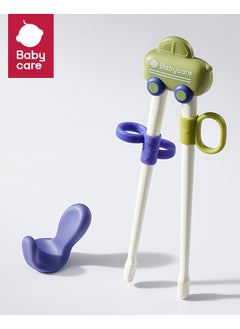Babycare Babycare - Car Training Chopsticks Green – BPA-Free, Easy-to-Hold Training Utensils for Toddlers, Safety Approved  - Image 4