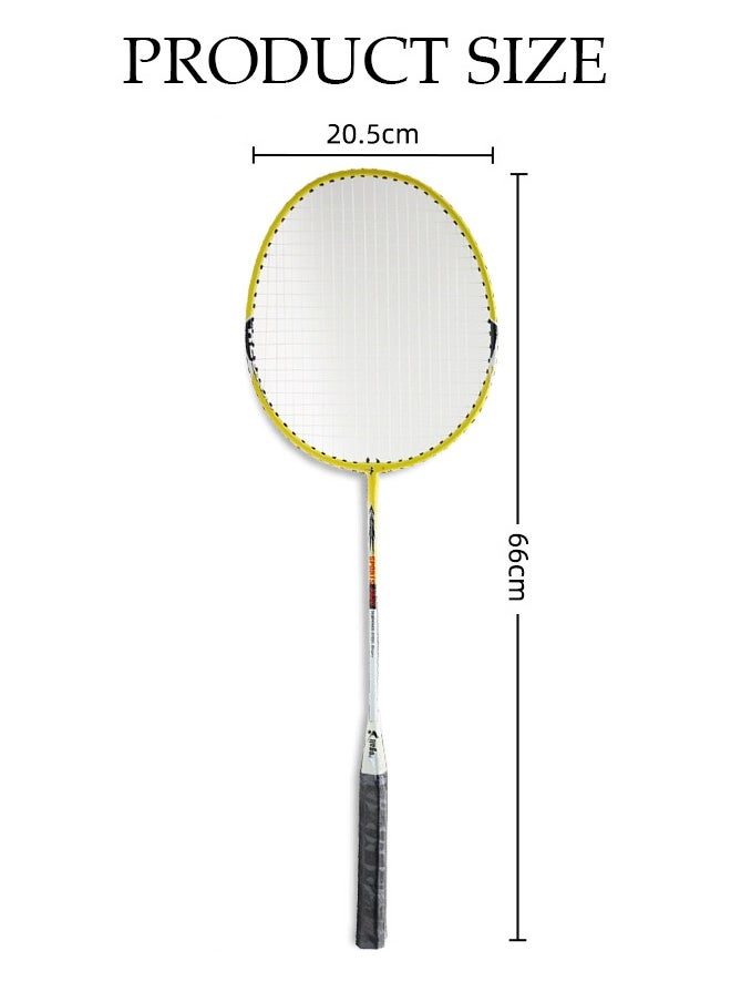 DUNISO Badminton Rackets Set 2 Player Badminton Rackets Lightweight Badminton Racquet with 3 Shuttlecocks and 1 Carrying Bag,Badminton Backyard Games for Outdoor,Garden,Beach,Family Fun Game  - Image 4