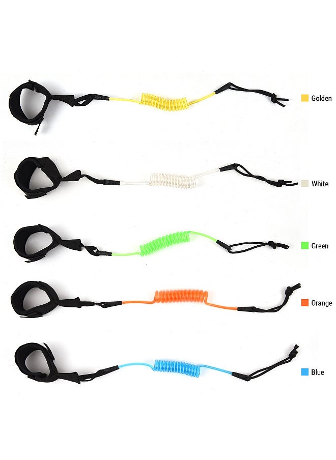 Generic 1.2m/ 4ft Surfboard Leash Coiled Sup Leash Leg Rope Elastic Safety Outdoor SUP Strap  - Image 4