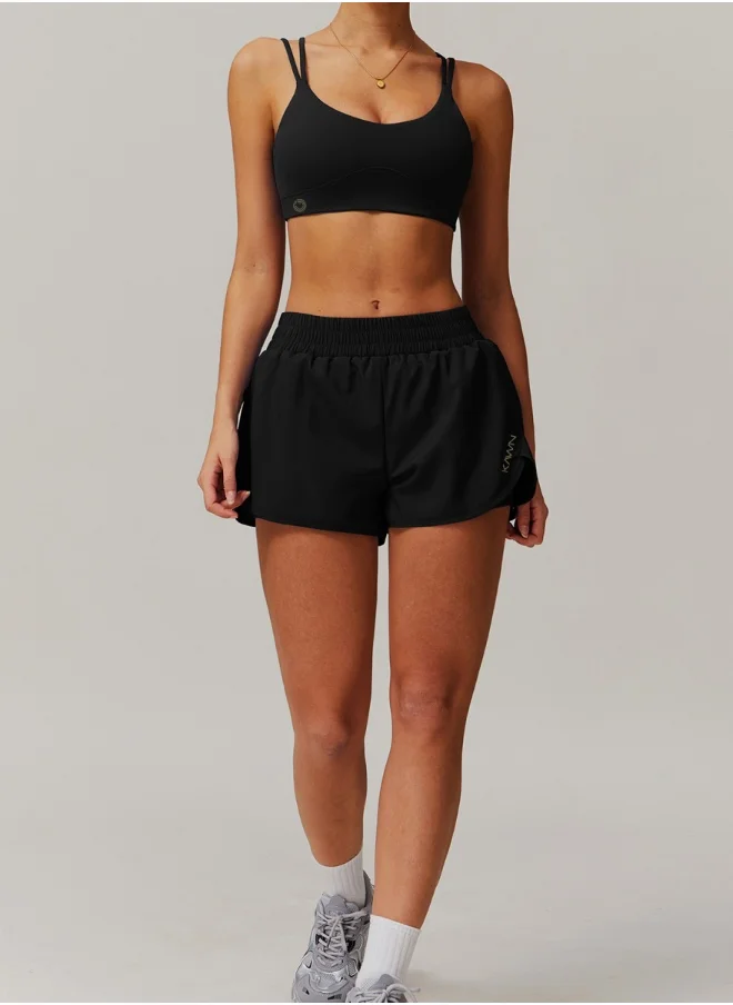 KAWN.YOGA Womens High Waist Workout Sport Yoga Shorts