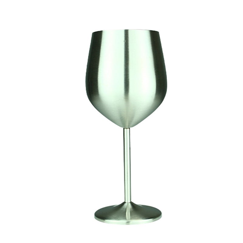 Stainless Steel Wine Glasses 14oz Unbreakable Metal Wine Glass Unique Cocktail Goblets for Engagement Anniversary Pool Party - Image 1