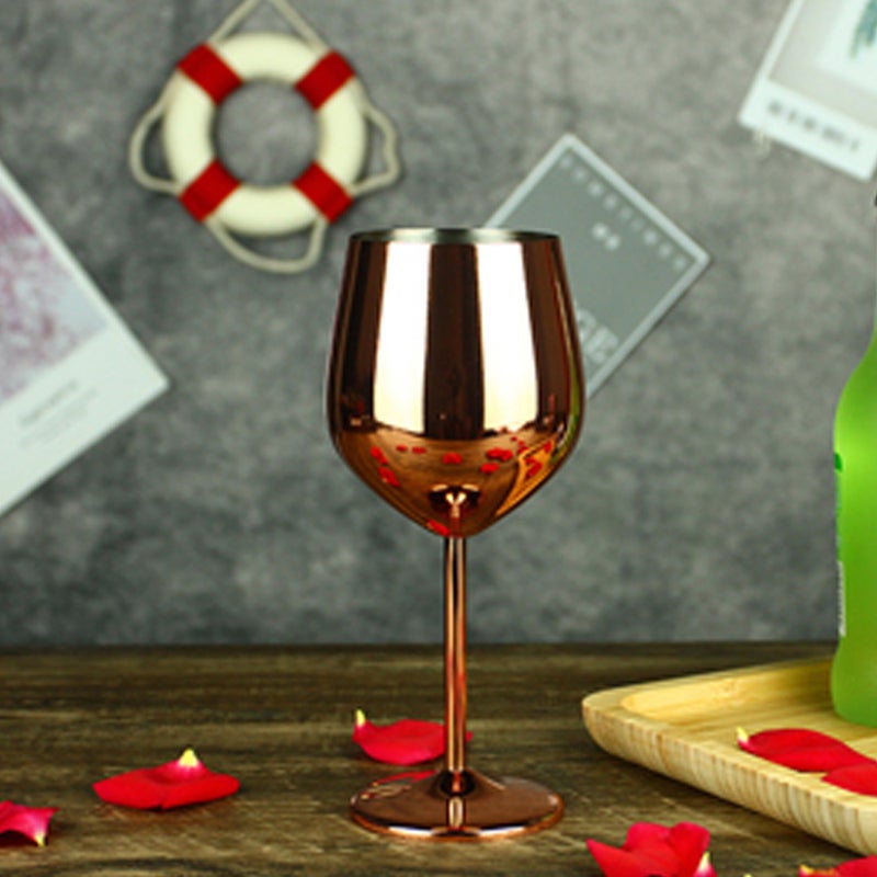 Stainless Steel Wine Glasses 14oz Unbreakable Metal Wine Glass Unique Cocktail Goblets for Engagement Anniversary Pool Party - Image 5