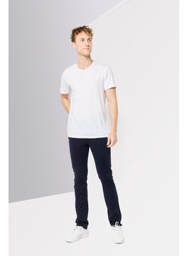 GANT Men Slim Fit Solid Stretchable Jeans, Navy  - Image 2