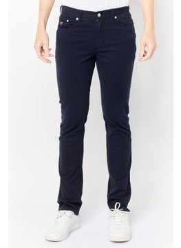GANT Men Slim Fit Solid Stretchable Jeans, Navy  - Image 1