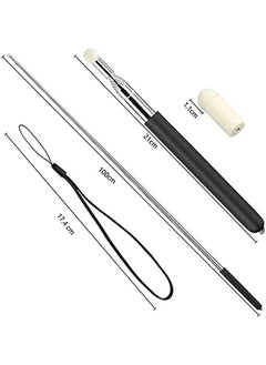KASTWAVE Telescopic Pointer Stick With Hand Lanyard Teacher Pointer For Classroom Presentation Pointers For Teachers Hand Pointer Extendable Pointer Stick Retractable Pointer Pen Whiteboard Pointer  - Image 2