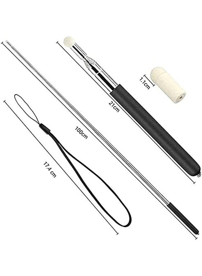 KASTWAVE - Telescopic Pointer Stick With Hand Lanyard Teacher Pointer For Classroom Presentation Pointers For Teachers Hand Pointer Extendable Pointer Stick Retractable Pointer Pen Whiteboard Pointer - Image 1