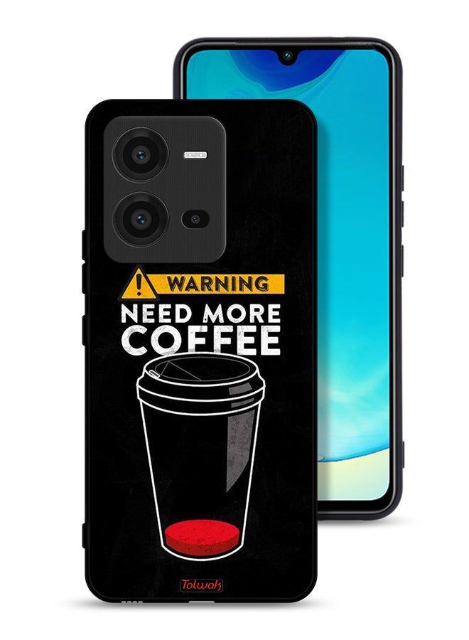 Tolwak Vivo V25 5G Protective Case Cover Need More Coffee - Image 1