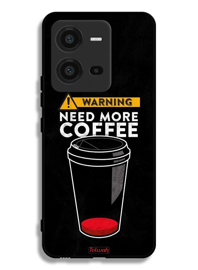 Tolwak Vivo V25 5G Protective Case Cover Need More Coffee - Image 2
