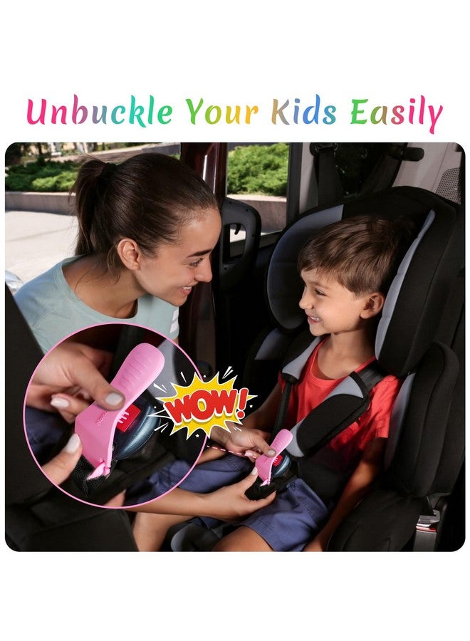 Nano Shield Buckle Release Tool, Easy Unbuckle Tool Button Pusher for Older Kids, Seniors, Long Nails, Quickly Unbuckle Your Kids in School Drop-Offs and Travel, Fits 5 Point Harness & All Button Buckles - Image 2