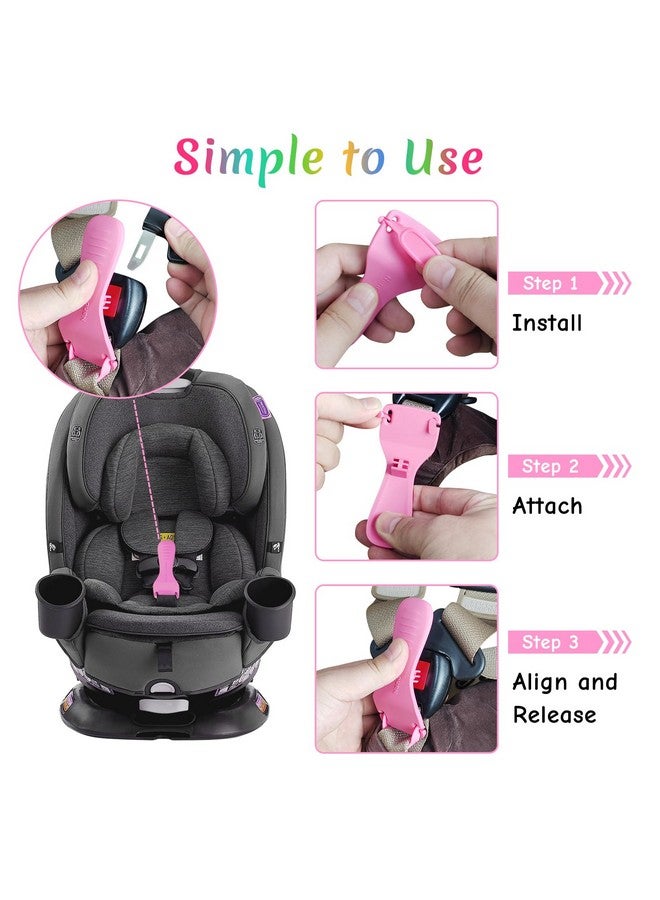 Nano Shield Buckle Release Tool, Easy Unbuckle Tool Button Pusher for Older Kids, Seniors, Long Nails, Quickly Unbuckle Your Kids in School Drop-Offs and Travel, Fits 5 Point Harness & All Button Buckles - Image 3