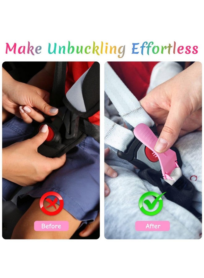 Nano Shield Buckle Release Tool, Easy Unbuckle Tool Button Pusher for Older Kids, Seniors, Long Nails, Quickly Unbuckle Your Kids in School Drop-Offs and Travel, Fits 5 Point Harness & All Button Buckles - Image 4