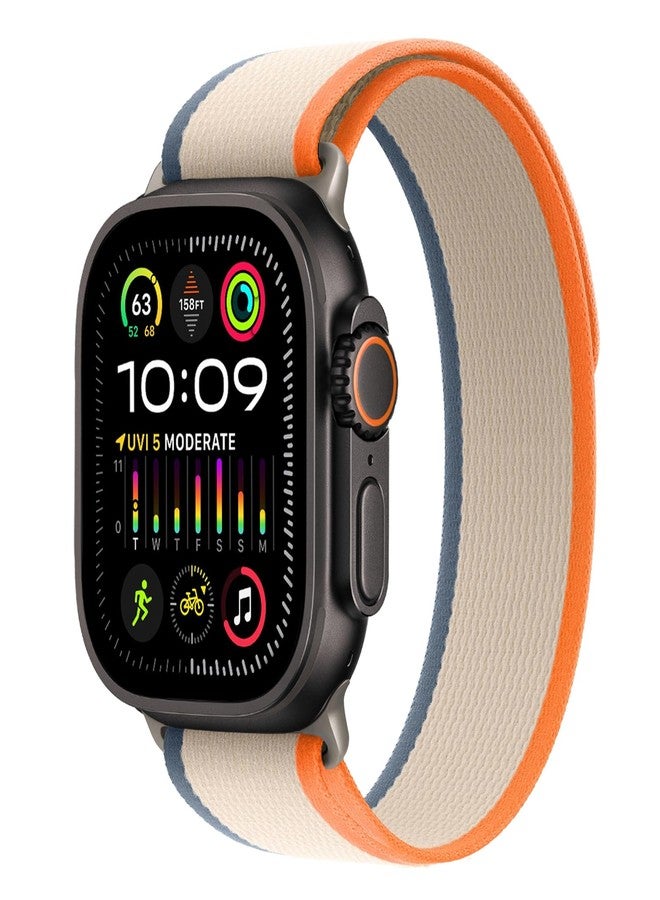 surundo Trail Loop Nylon Band - Compatible with Apple Watch Ultra 2 Band/Ultra Band 49mm 45mm 44mm Men Women, Braided Elastic Weave Sport Strap for iWatch Ultra 2, iWatch Ultra Series 10 46mm SE/9/8/7/6/5/4 - Image 1