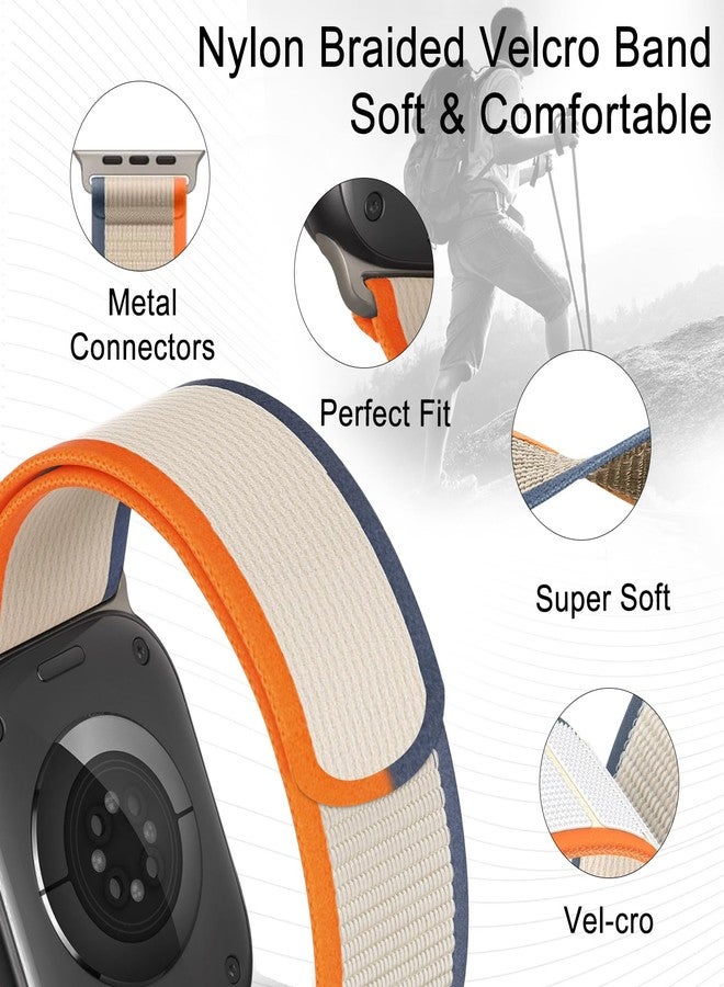 surundo Trail Loop Nylon Band - Compatible with Apple Watch Ultra 2 Band/Ultra Band 49mm 45mm 44mm Men Women, Braided Elastic Weave Sport Strap for iWatch Ultra 2, iWatch Ultra Series 10 46mm SE/9/8/7/6/5/4 - Image 2
