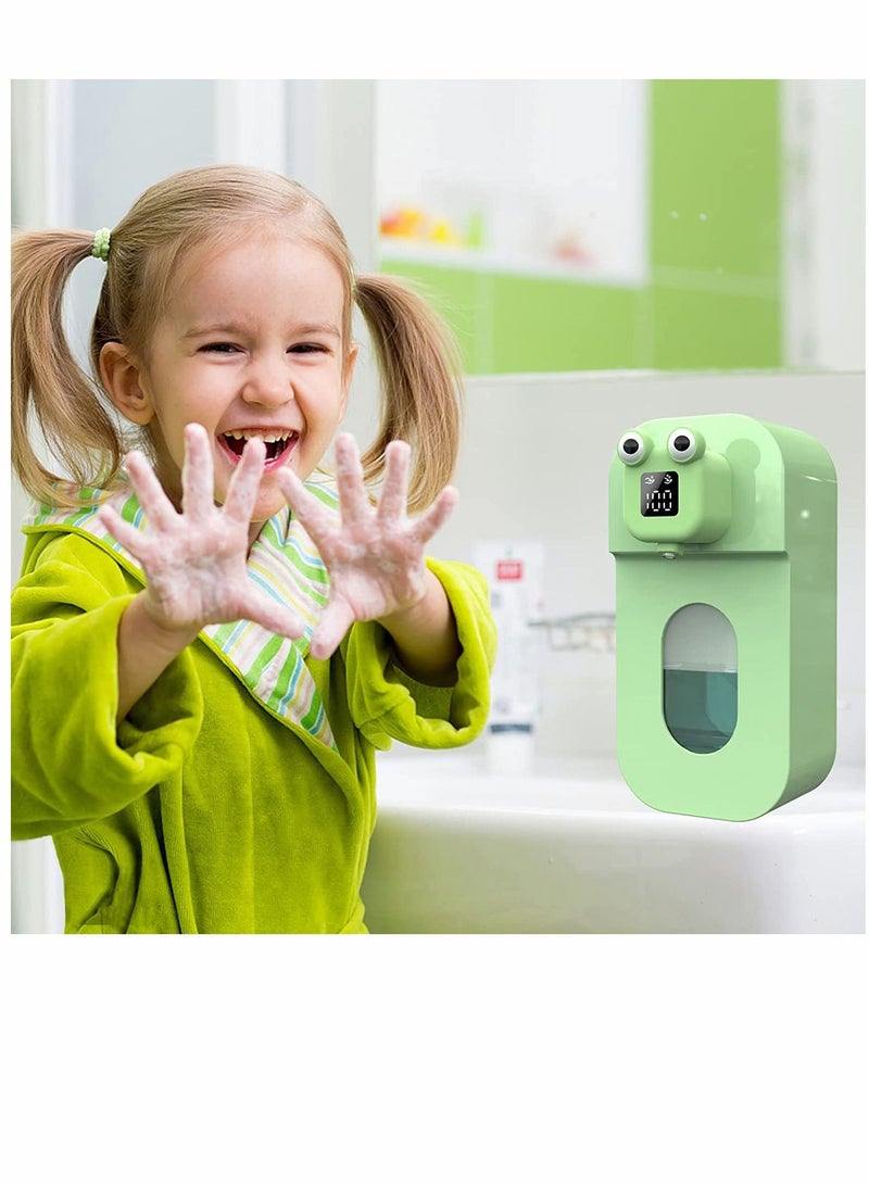 SYOSI Automatic Soap Dispenser Rechargeable Touchless Foaming Soap Dispenser for Kids Upgraded Adjustable Hand Sanitizer Dispenser for Bathroom Kitchen - Image 4