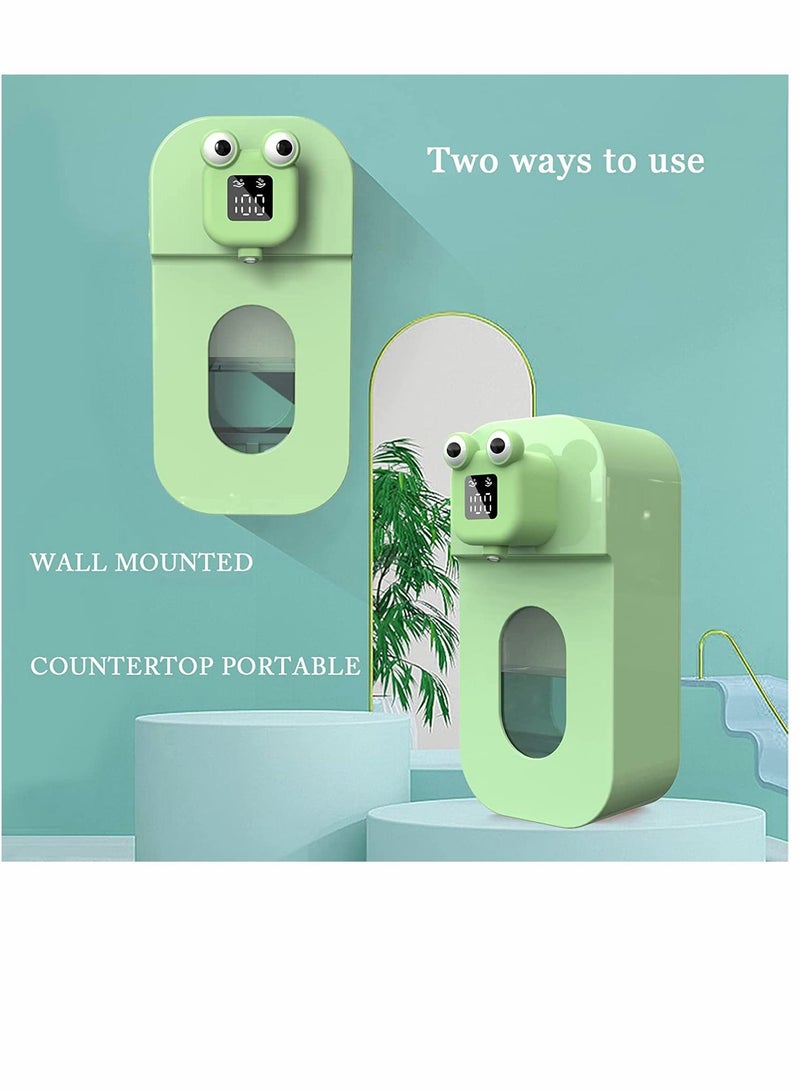 SYOSI Automatic Soap Dispenser Rechargeable Touchless Foaming Soap Dispenser for Kids Upgraded Adjustable Hand Sanitizer Dispenser for Bathroom Kitchen - Image 2