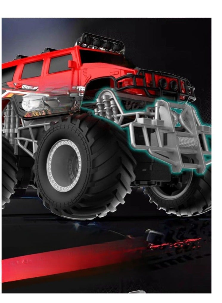 JJRIC 2.4G Rmote Control Off-Road Climbing Car Graffiti Monster Pickup Truck Model Remote Control Car Children's Toy - Image 3