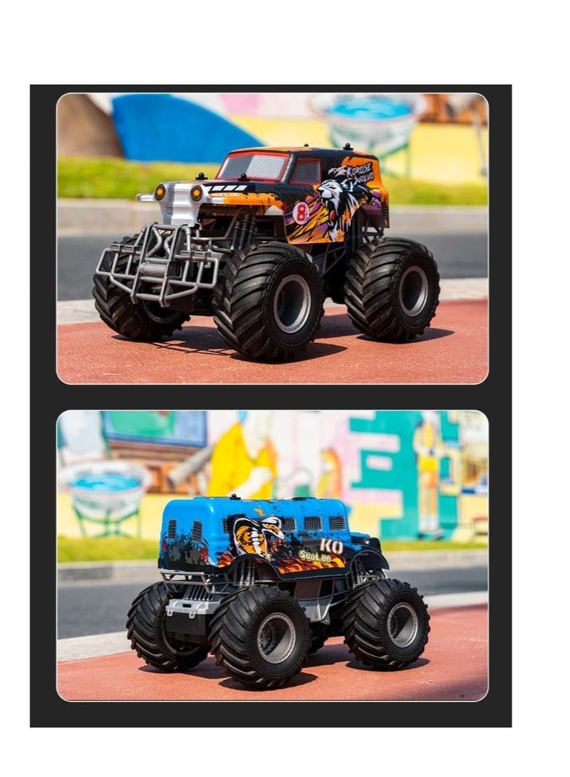 JJRIC 2.4G Rmote Control Off-Road Climbing Car Graffiti Monster Pickup Truck Model Remote Control Car Children's Toy - Image 4