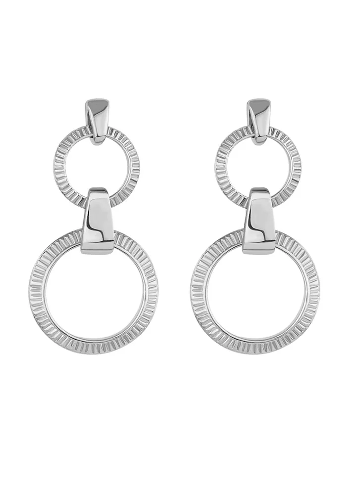 سانت هونور Audacy Silver Dangle Earrings  for Women's