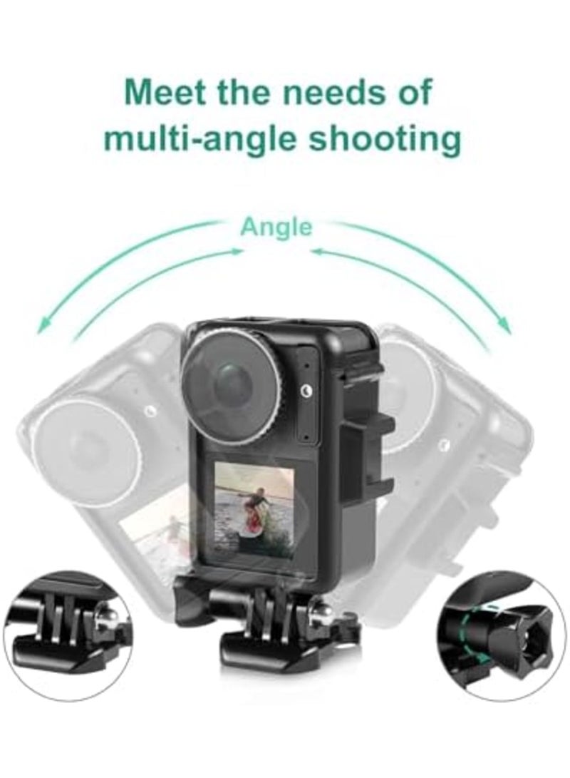 SYOSI Heat Dissipation Bracket Protective Frame with Movable Base and Short Screw, Camera Accessories Suitable for DJI Osmo Action3/4 Sports Camera Plastic Frame Camera Simple Frame - Image 4