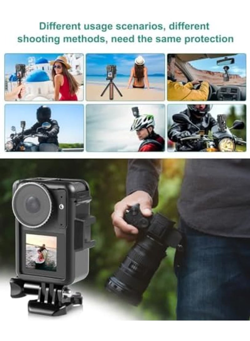 SYOSI Heat Dissipation Bracket Protective Frame with Movable Base and Short Screw, Camera Accessories Suitable for DJI Osmo Action3/4 Sports Camera Plastic Frame Camera Simple Frame - Image 2