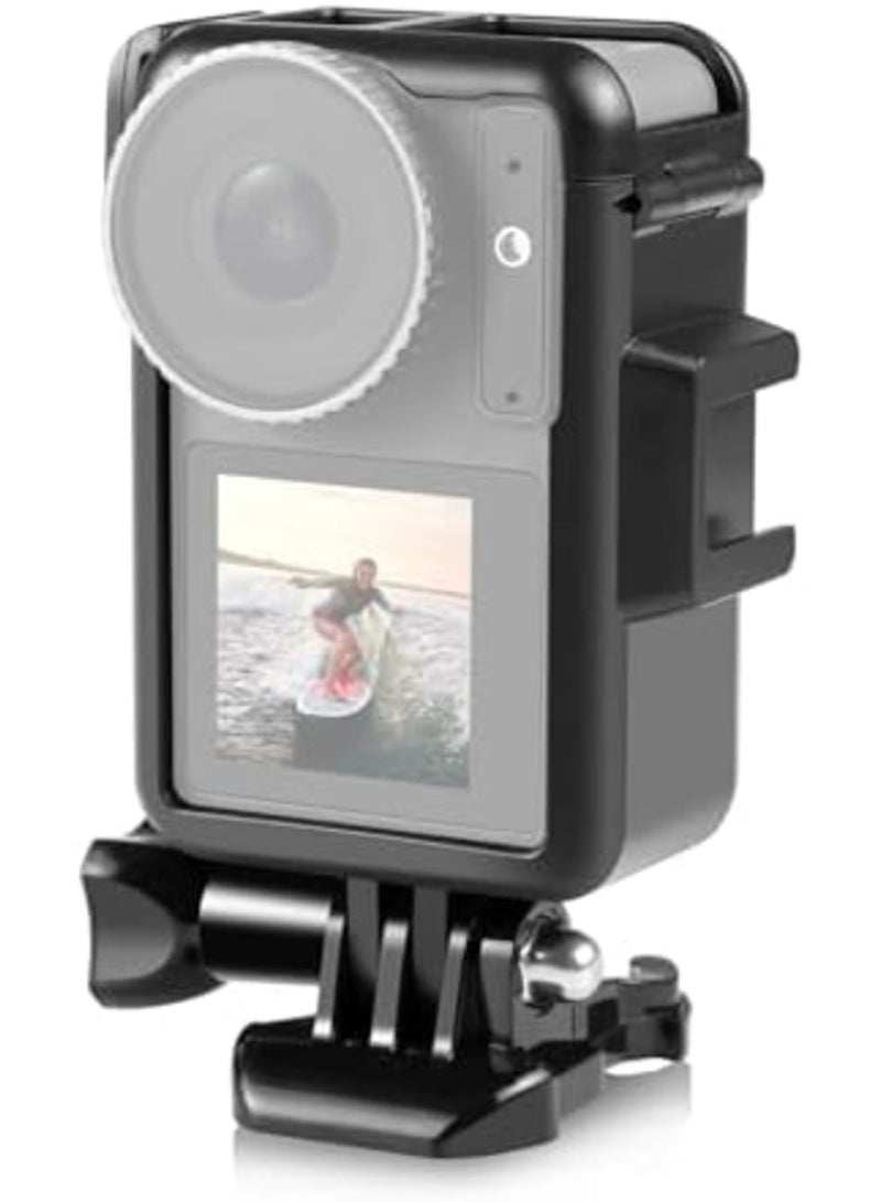 SYOSI Heat Dissipation Bracket Protective Frame with Movable Base and Short Screw, Camera Accessories Suitable for DJI Osmo Action3/4 Sports Camera Plastic Frame Camera Simple Frame - Image 1