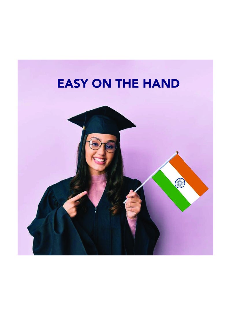 Generic Hand Flags for Indian Republic Day, Independence Day Indian Small Stick Mini Hand Held Flags Decorations Country Flags, Festival Events, Indoor and Outdoor, Party  - Image 4