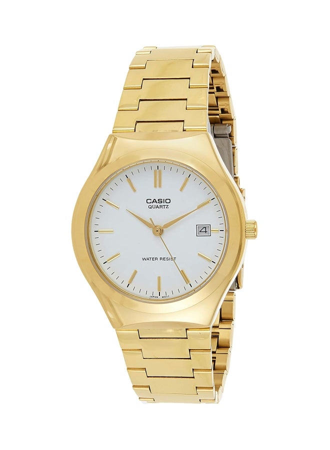 كاسيو ساعة يد إنتايسر بعقارب طراز MTP-1170N-7A - مقاس 41 مم - ذهبي رجال - Image 1