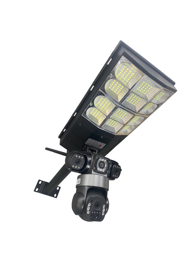 180W Battery 16000Mah Camara De Alumbrado Solcelle Kamara Solaire Streetlight V380 Pro 4G Sim Card CCTV Solar Lamp With Camera - Image 1