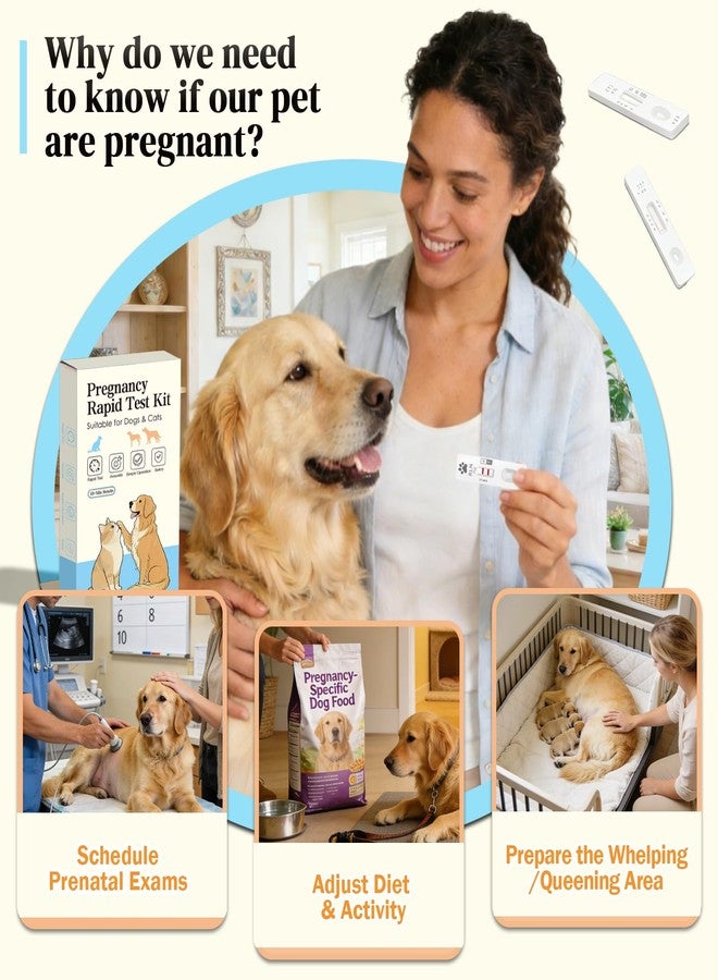 1-Pack Dog & Cat Pregnancy Test Kit – Accurate Blood Test for Early Reproductive Detection, Fast Home Results, Safe Health Monitoring for Pets & Vet Use - Image 4