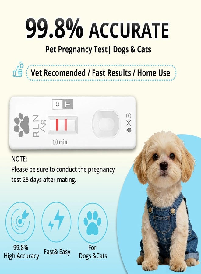 1-Pack Dog & Cat Pregnancy Test Kit – Accurate Blood Test for Early Reproductive Detection, Fast Home Results, Safe Health Monitoring for Pets & Vet Use - Image 3