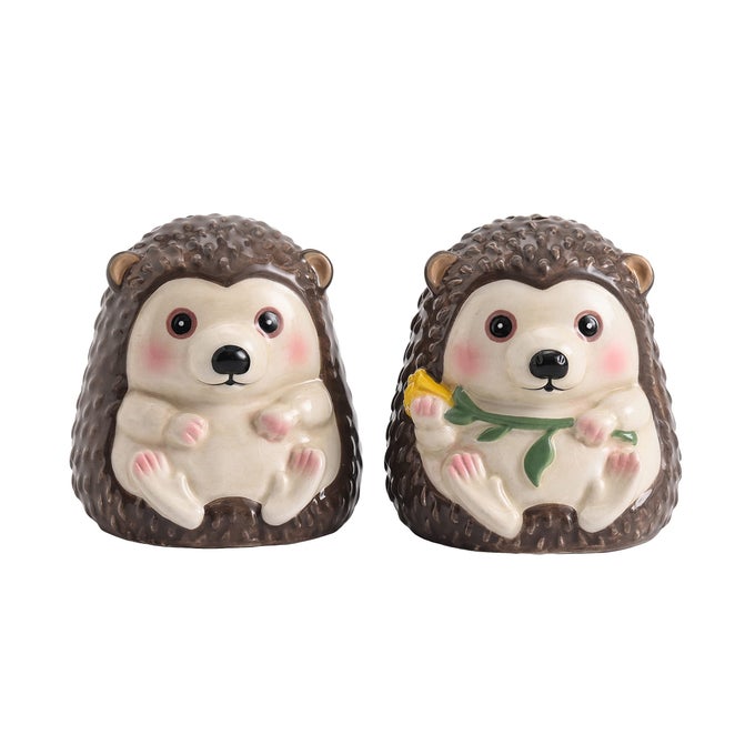 HEDGEHOG SALT PEPPER SHAKER SET DISHWASHER SAFE