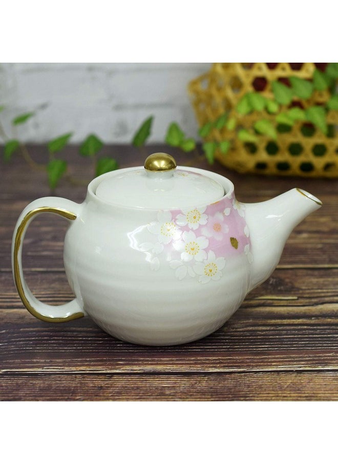 Yaki(Ware) Japanese Teapot Sakura Gold Leaf (With Tea Strainer) - pzsku/Z1326957160D1F2F33C68Z/45/_/1705941091/6ba29882-708e-455e-9fb6-648dd7c5be15