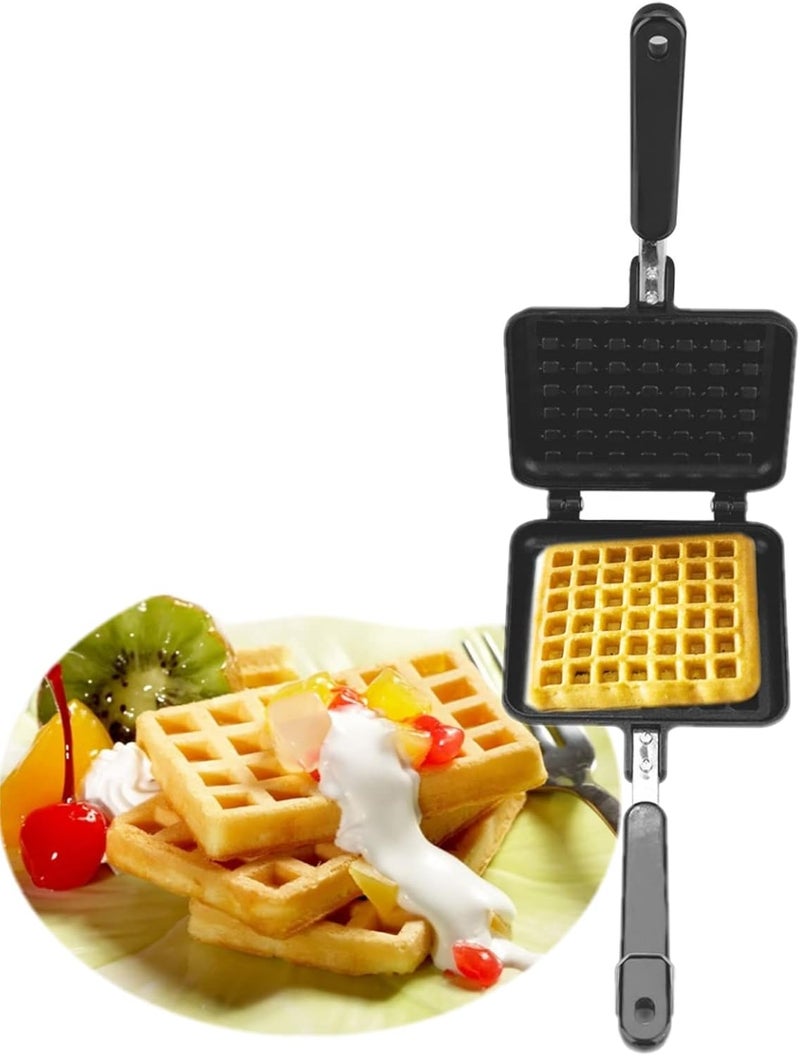klarako Non Stick Waffle Iron, Waffle Maker Pan for Belgian Waffles Sandwich Toaster, Breakfast - Image 1
