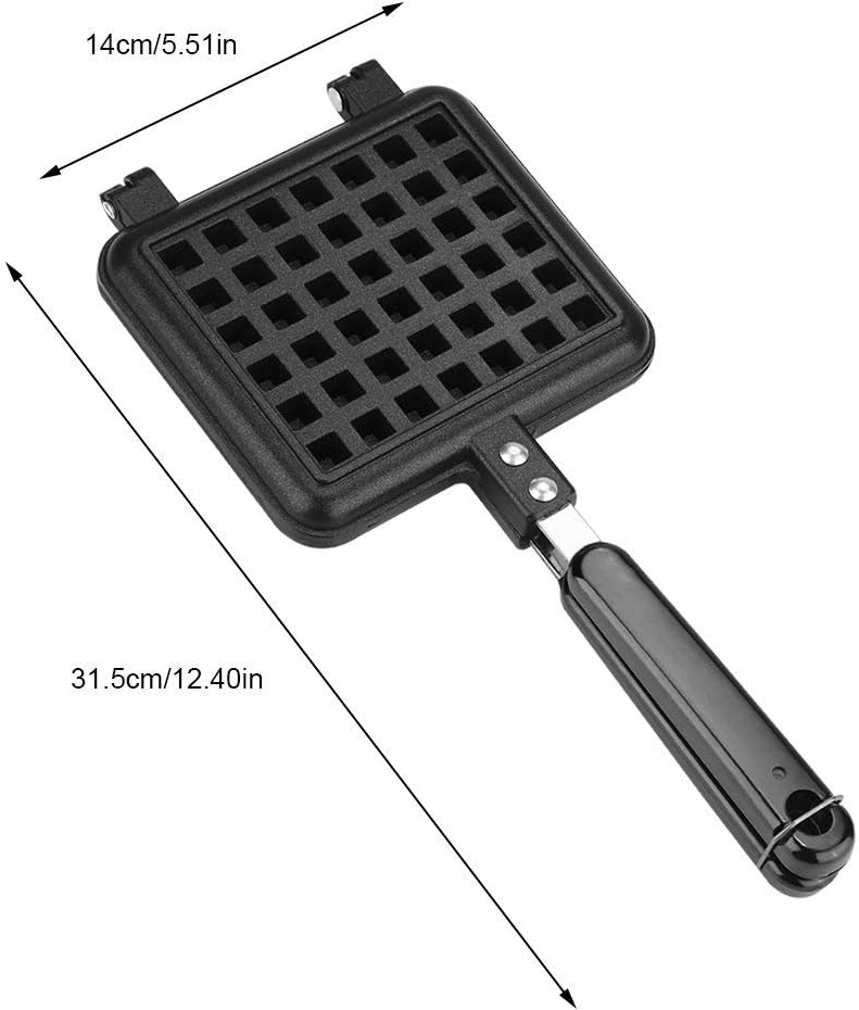 klarako Non Stick Waffle Iron, Waffle Maker Pan for Belgian Waffles Sandwich Toaster, Breakfast - Image 2