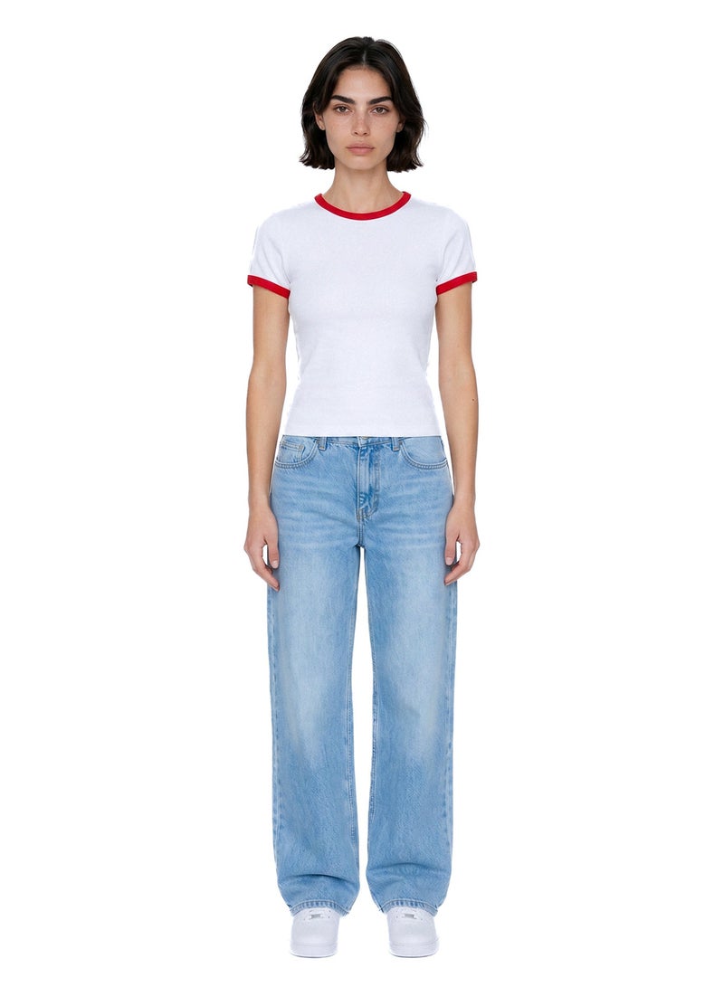 CTRL Contrast Baby Tee - Image 3
