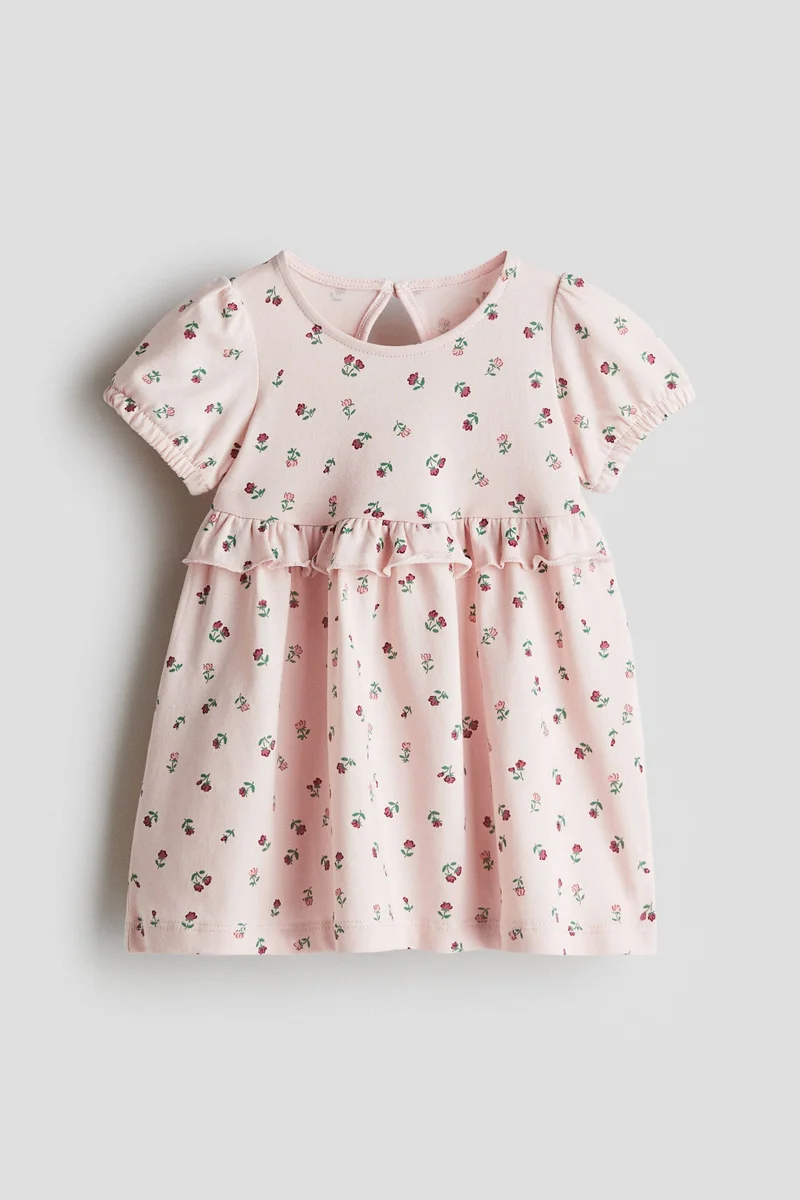 H&M Frill-trimmed cotton dress