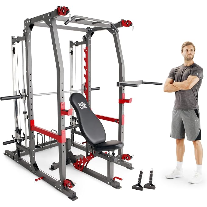 Marcy PRO SMITH TOTAL BODY HOME GYM SYSTEM, GRAY - Image 3